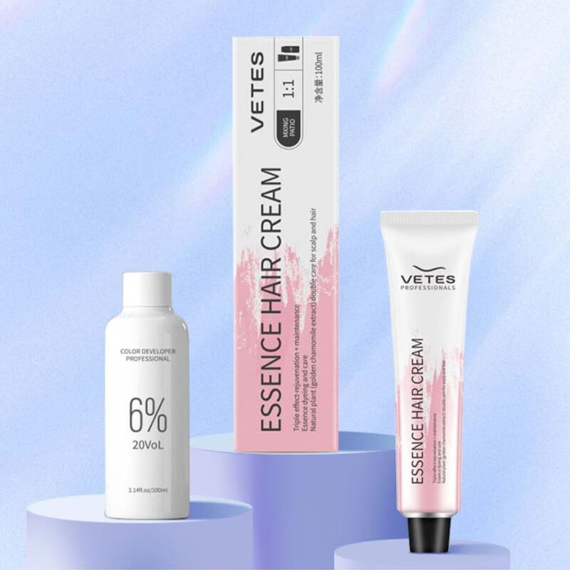 维特丝植萃染发剂染发膏易上色自染天然无刺激显白染发膏 vts 单支膏