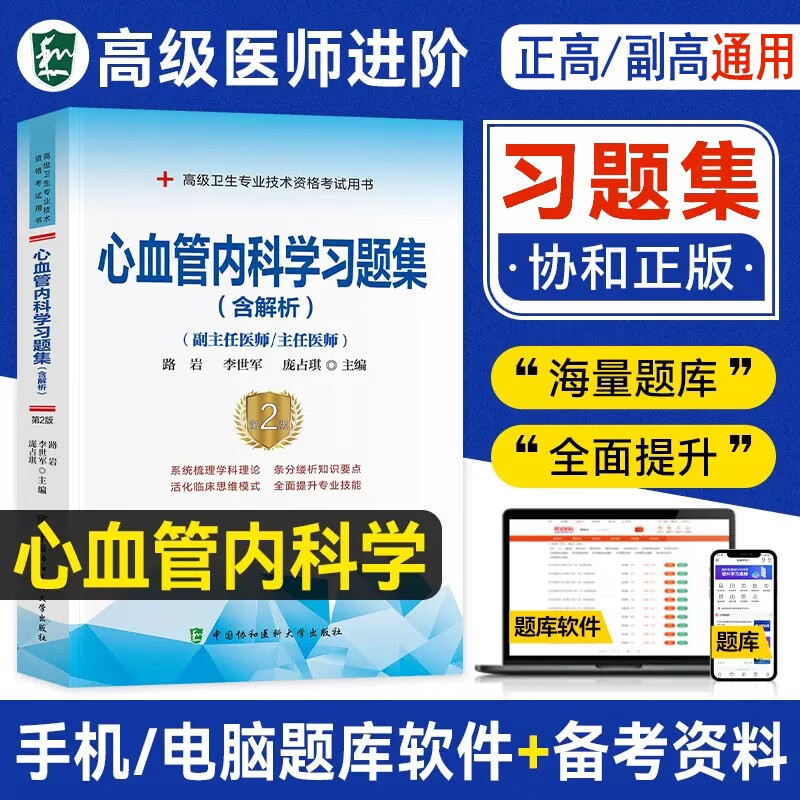 心血管内科副主任习题集2024心血管内科学主任医师职称考试书正高副高考试资料用书心内科学卫生资格考试历年真题