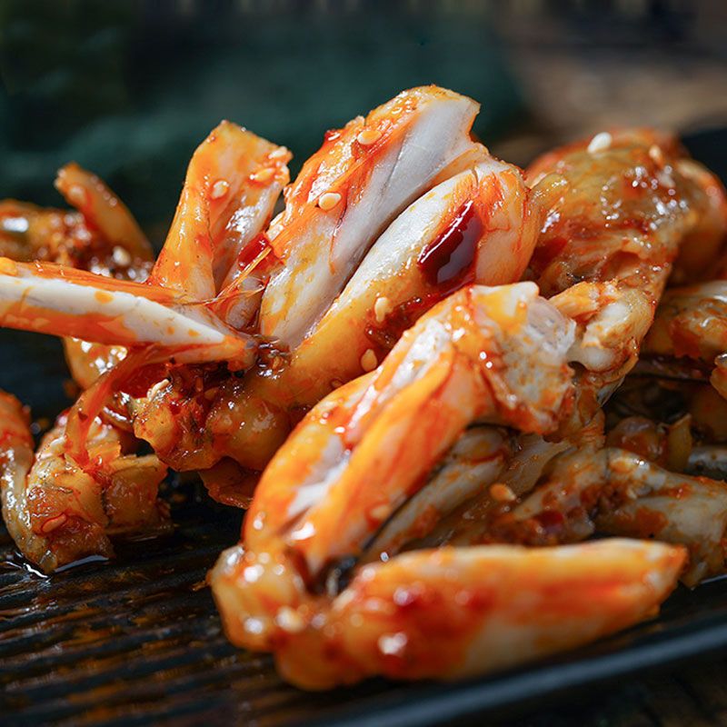 浮闲休闲零食麻辣牛蛙肉卤味熟食香辣味特色小吃开袋即食 推荐:香辣味