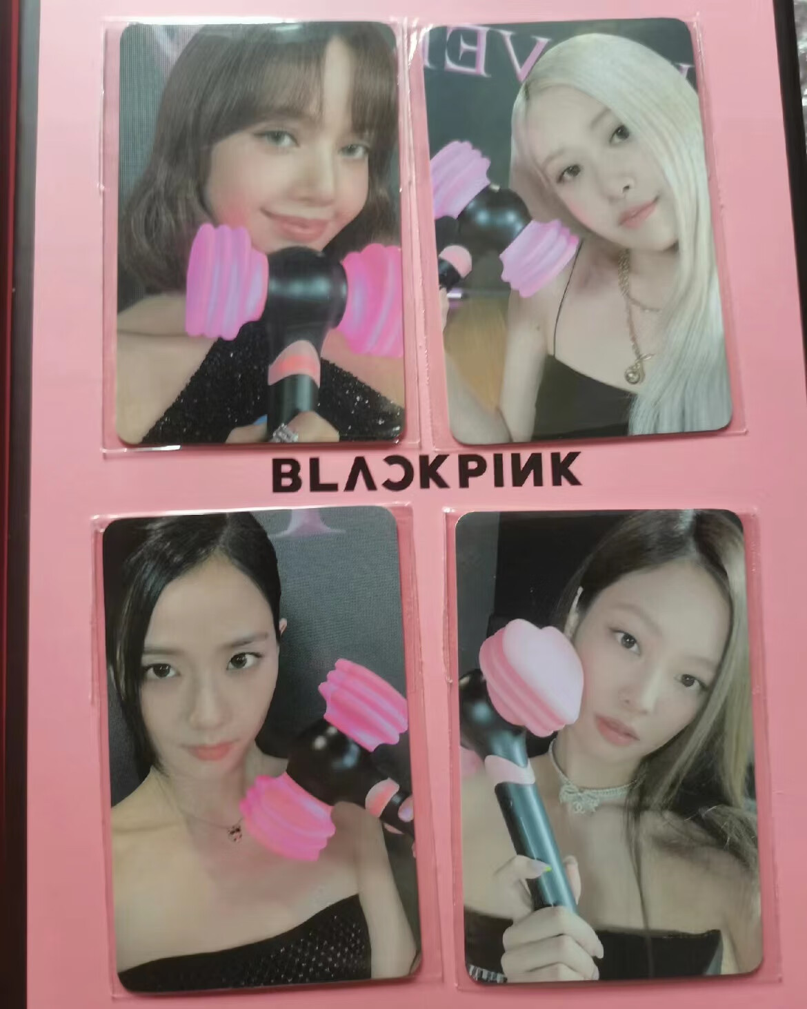 薇欧漫blackpink应援棒粉锤四代小卡粉锤blackpink四