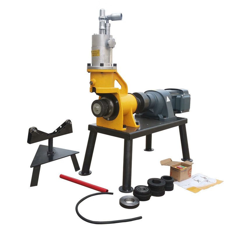 定制全自动滚槽机 消防镀锌钢管压槽机 电动油压沟槽机油顶切管机 yh