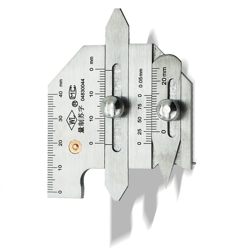 惠利得惠利得 焊缝长度坡口角度角焊缝厚度尺寸不锈钢精准测量紧密