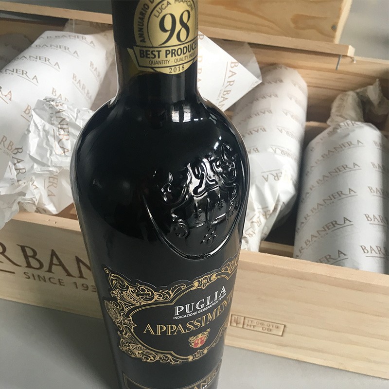 BARBANERA普利亚风干帕赛托红葡萄酒 Appassimento原瓶进口 750ml单支礼盒