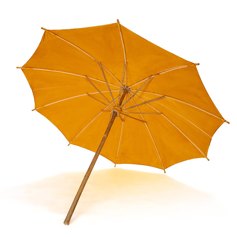 老式油布伞物新工坊 泾县小油布伞 老式手持伞古风手工竹伞桐油复