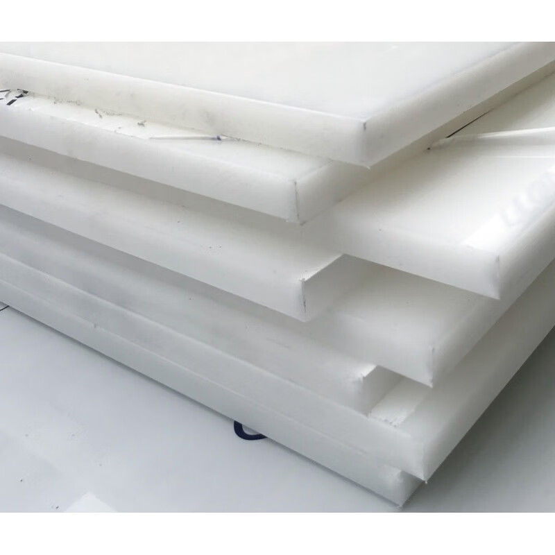 仁聚益白色水pp板材硬塑料板猪肉台垫板ppr板聚丙烯料尼龙 宽1米x长2