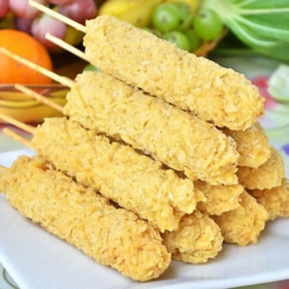 春之言棒棒鸡柳带棍无骨鸡柳800克10根装油炸小吃1袋 1包棒棒鸡柳