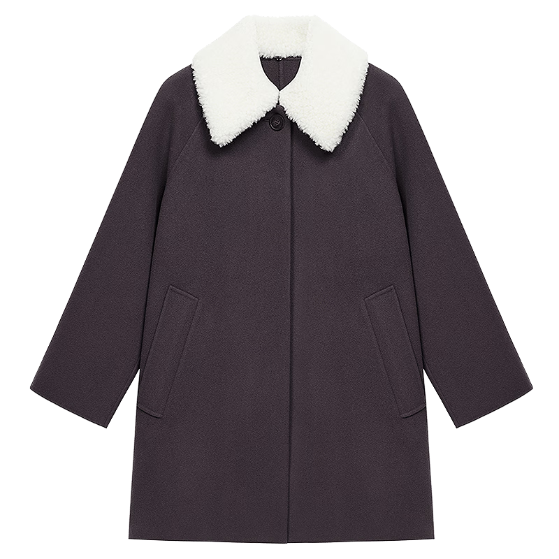 BLUE ERDOS100%��ë����Ů�ﶬ���ʼ���A�ֿ���ë������B246K5008 ��� -�ɲ�жë�� 170/88A/L