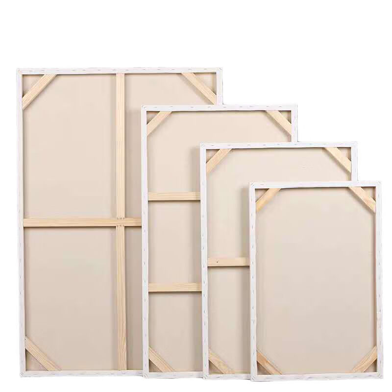 九鹿美兮 定做亚麻油画内框丙烯油画框纯棉颜料布带木框画框油手绘