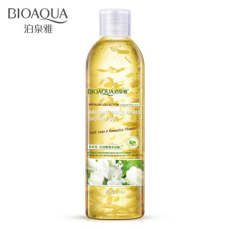 泊泉雅a浪漫花香亲肤沐浴露深层清洁毛孔 茉莉花250ml