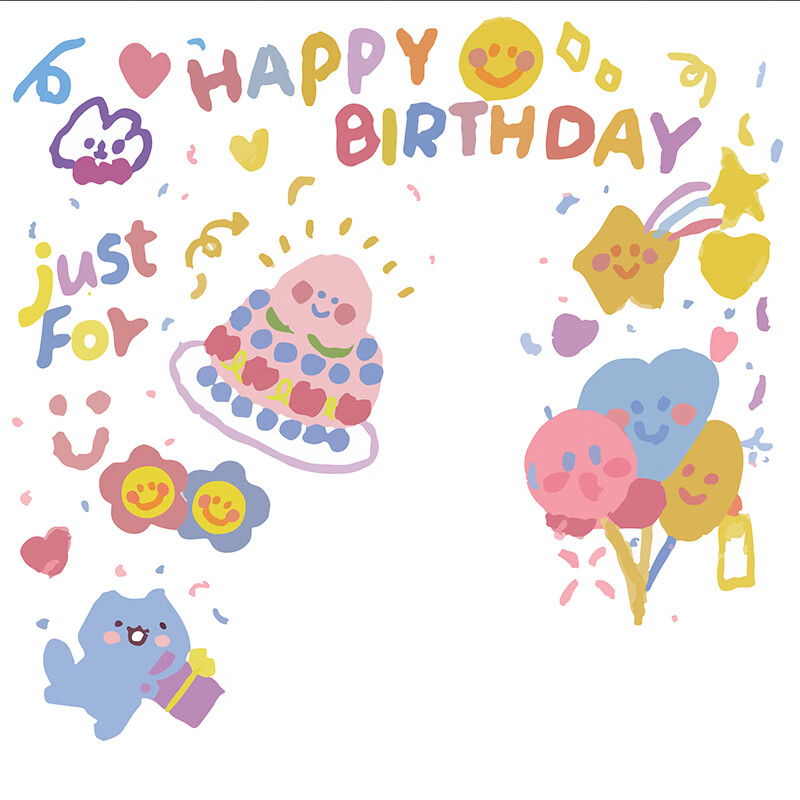 2022新款迷你投影灯 生日快乐投影灯儿童图案片仪氛围灯光迷你网红