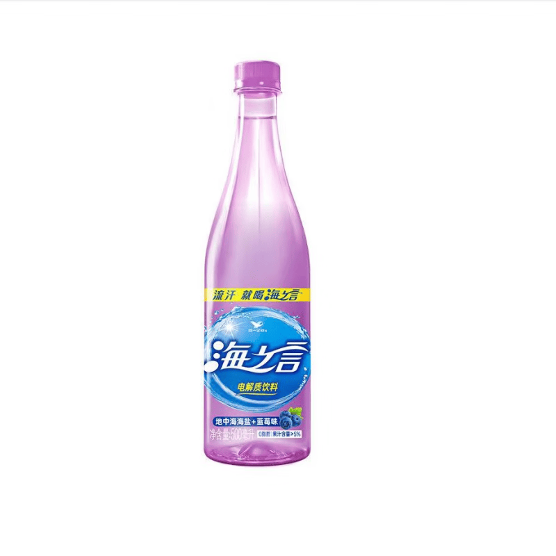 统一海之言蓝莓味海之言500ml*8瓶蓝莓味补充电解质饮料 海之言500ml*