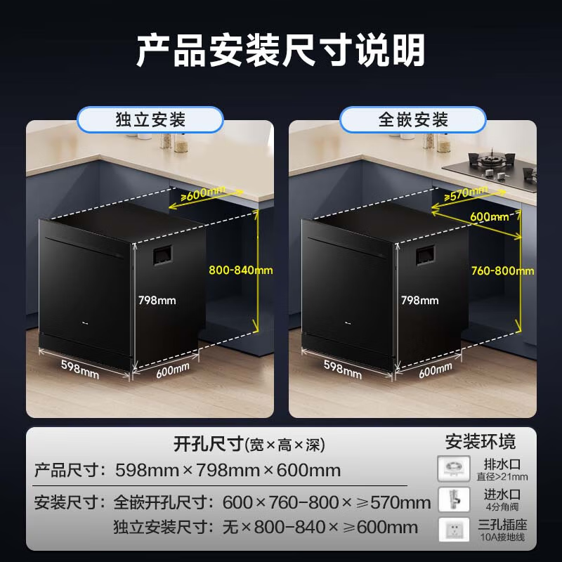 老板（Robam）F80D黑洗碗机怎么样？评测：热门推荐，不容错过-图片9