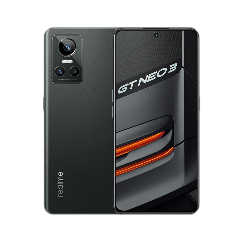 Realme 真我GT Neo3 二手5G手機 80W超速閃充 獨立顯示芯片 電競游戲拍照手機 狂飆黑(150w閃充) 12GB+256GB【贈超級快充】 99新