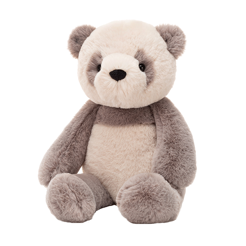 jELLYCAT 2020款巴克利熊猫柔软毛绒玩具安抚睡觉抱枕小玩偶生日礼物送礼可爱公仔 黑色和白色 34cm