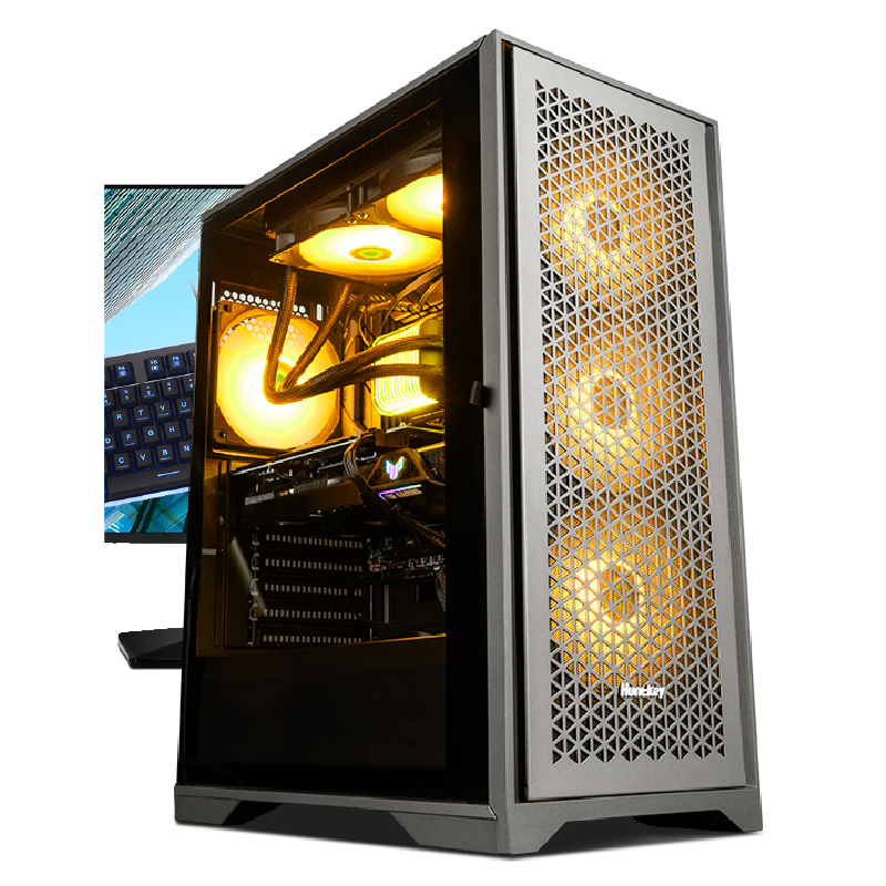 寧美國度 i5 10400F/GTX1650顯示器套裝 組裝臺式電腦主機/游戲直播辦公全套組裝機整機 12代i7+GTX1660S 套裝版