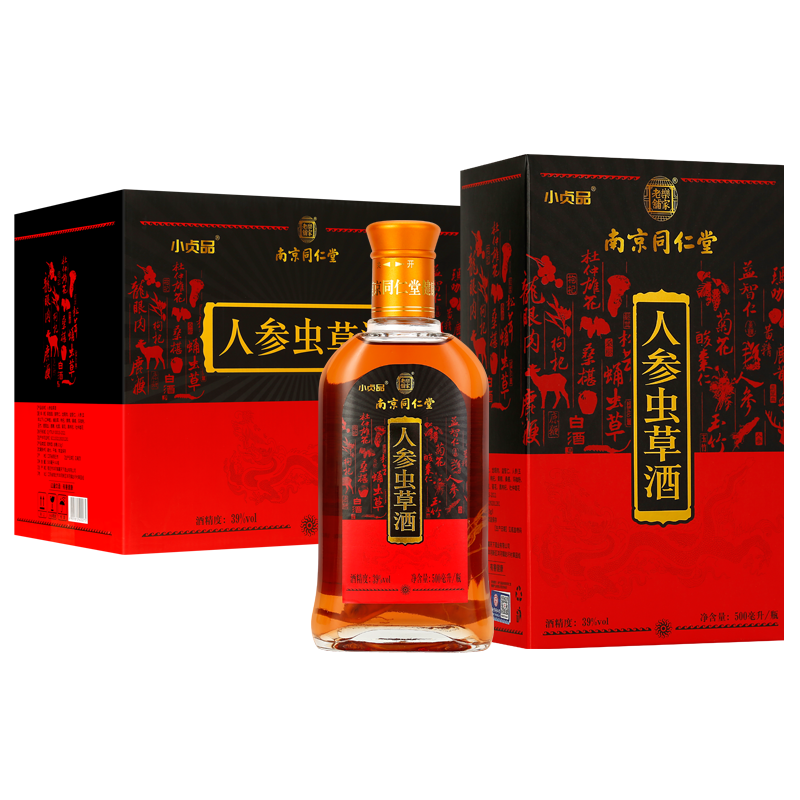 小贞品酒39度人参虫草酒销售趋势及评测分享|有什么软件可以看白酒历史价格