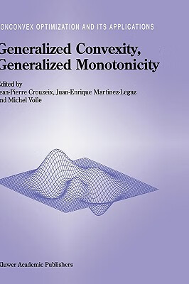 预订 generalized convexity, generalized monotonicity: recent