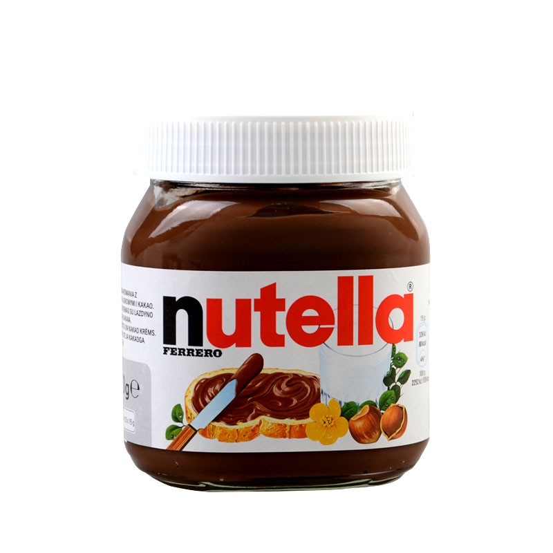 能多益(ferrero nutella 原装进口能多益nutella榛果酱可可酱350g