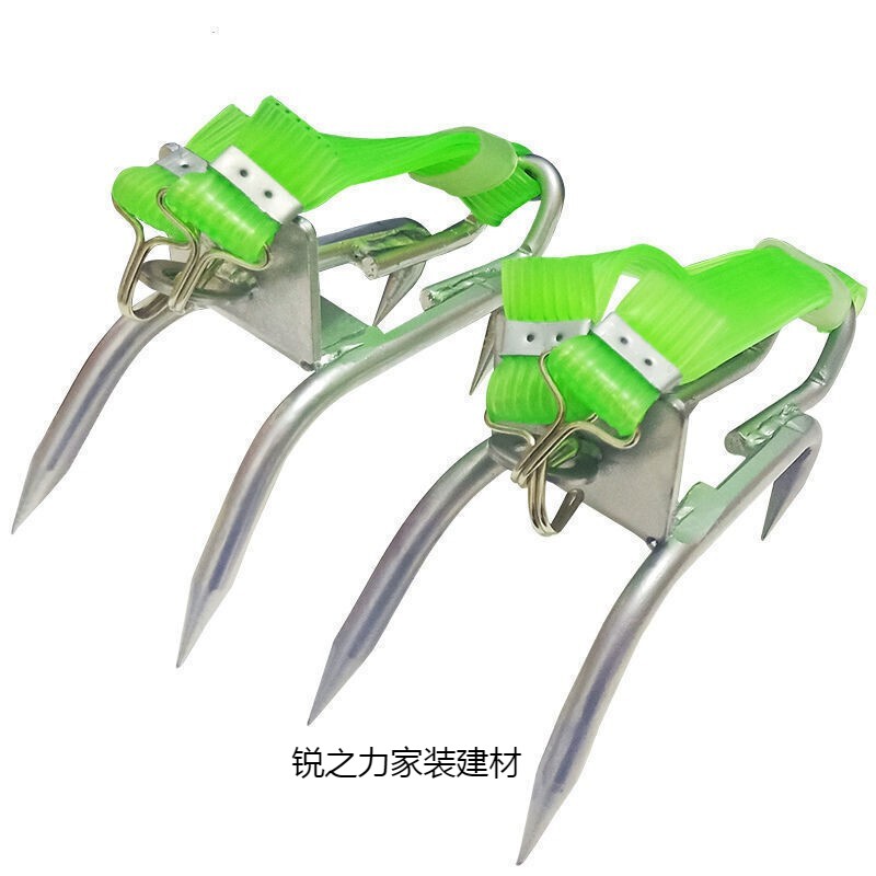 鑫洪五金爬树神器上树全自动鞋工具脚扎子防滑加强防滑爬树带脚爬子