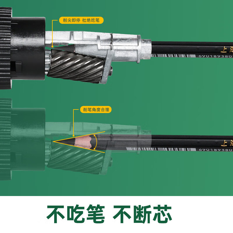 大VDAV速写削笔器素描削笔刀美术用手摇卷笔刀学生削笔刀 【素描+速写】V6红+小V象粉削笔器 削笔器
