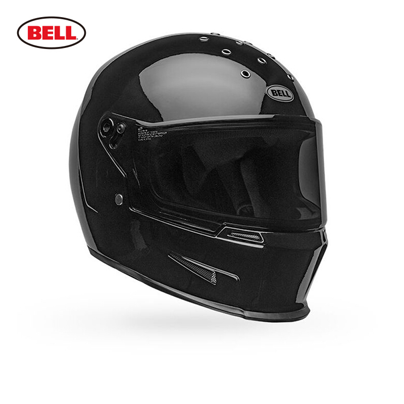 bell贝尔摩托车头盔男女复古机车骑行碳纤维全盔安全盔 eliminator-亮