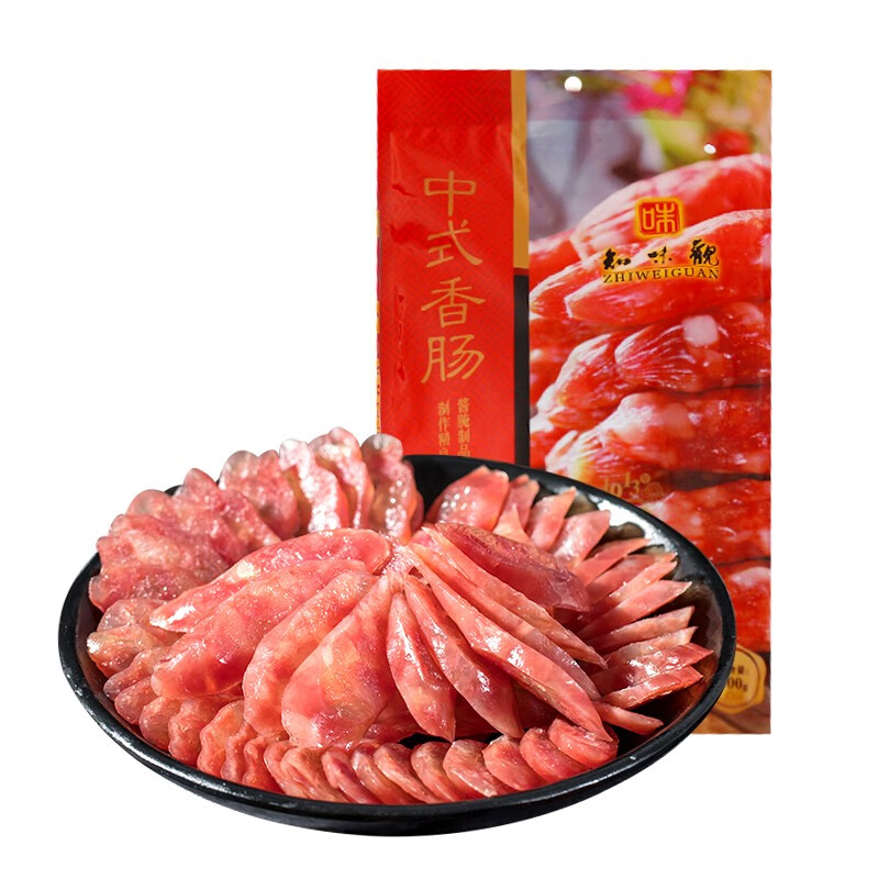 知味观 中式香肠 腊肠 年货香肠300克 正宗杭州年货特产腊味
