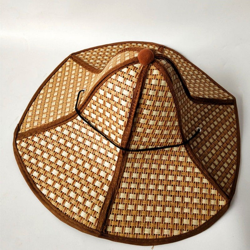 途尊(kingtrip) 海南小沿草帽男女款夏天潮可折叠遮阳防晒太阳帽农民