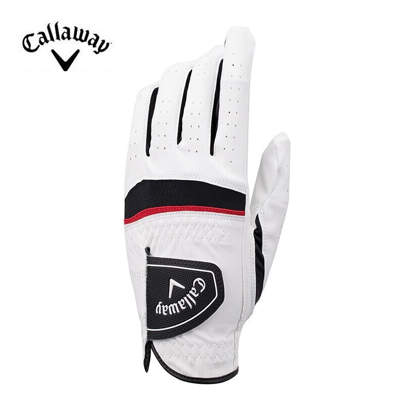 Callaway卡拉威高尔夫手套男士WARBIRD系列高尔夫球手套 左手单只装 白色 26