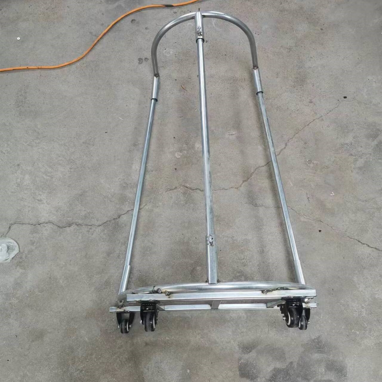 山头林村收麦子装袋神器农用粮食谷撑蛇皮支撑架撑口灌 加厚底座撑袋