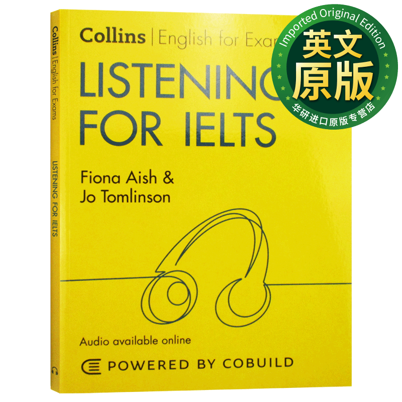 柯林斯雅思听力 英文原版 Collins English for Exams Listening for IELTS 考试工具书