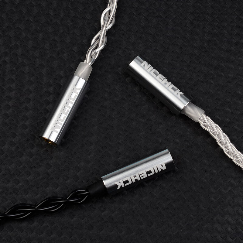 NICEHCK转接线适用于苹果Lightning安卓TypeC原道HiFi小尾巴DAC转接头解码耳放 Type-C转4.4mm 8股纯银