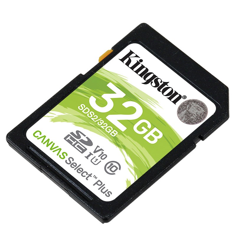 金士顿（Kingston）SD大卡佳能相机内存单反微单相机存储卡 class10 100M/S SDS2 32G
