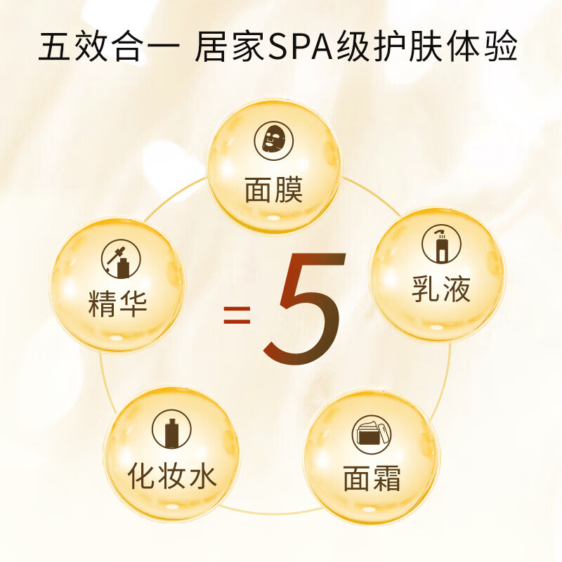 资生堂(Shiseido)水之印五合一高保湿面霜抗皱紧致补水护肤滋润霜玻尿酸胶原弹力 紧致抗皱金色面霜 90g