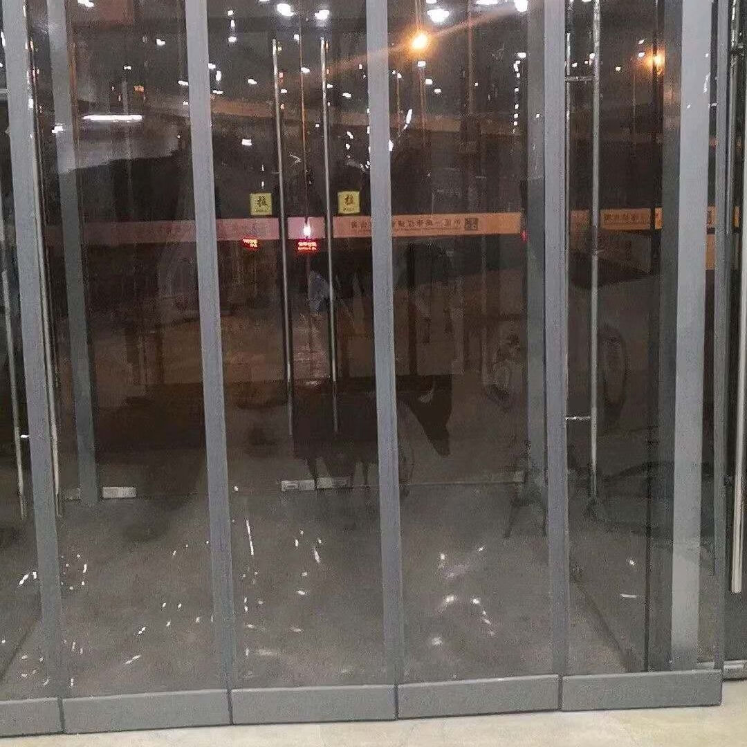 恒愎磁性自吸软门帘商场家用 冬季挡风透明pvc塑料门帘商用防风隔断帘