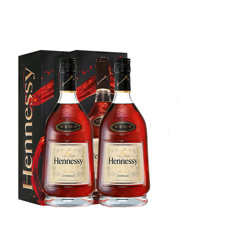 轩尼诗（Hennessy）【官方直营】焕新上市轩尼诗VSOP干邑白兰地 500mL 2瓶 法国进口洋酒