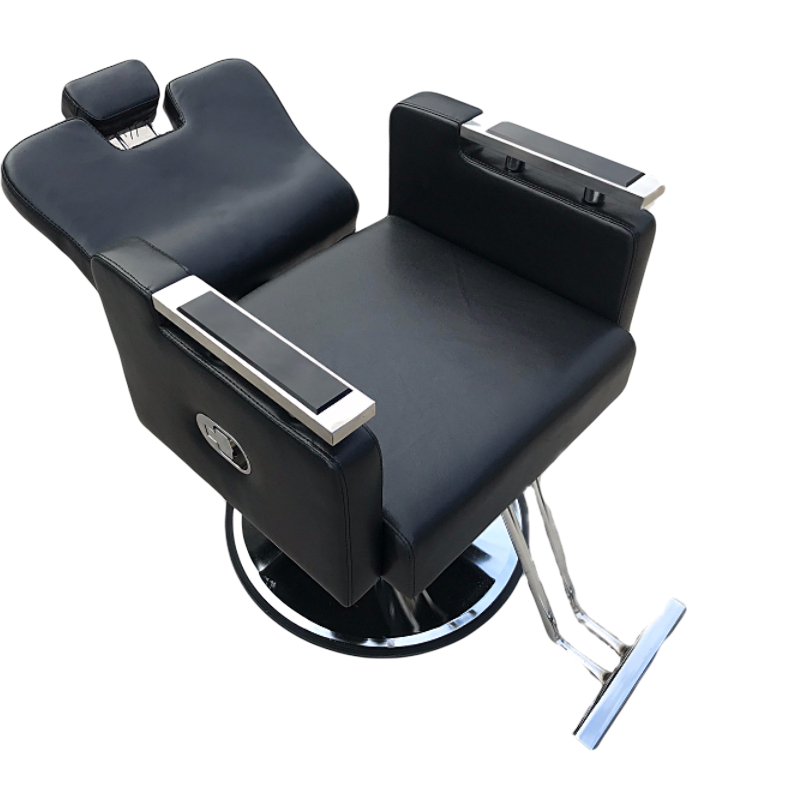 理发椅子升降放倒刮胡子美发椅发廊椅子理发店椅子升降美发店椅子剪发椅子 黑色 可躺带枕头 标配属于什么档次？