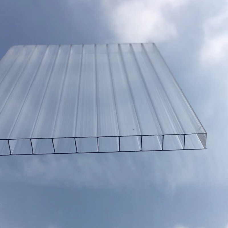 万蜂展阳光板耐力板透明中空板户外遮雨棚卡布隆板婚庆道具棚pc板