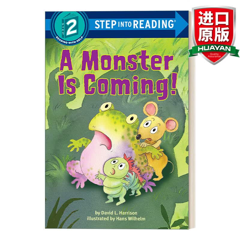 英文原版 怪兽来了 兰登分级阅读2 英文版 进口英语原版书籍