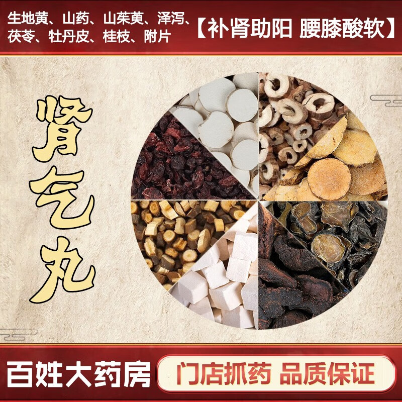 肾气丸 补肾助阳 腰膝酸软 中医经典方在线抓药 药典标准现抓现包中