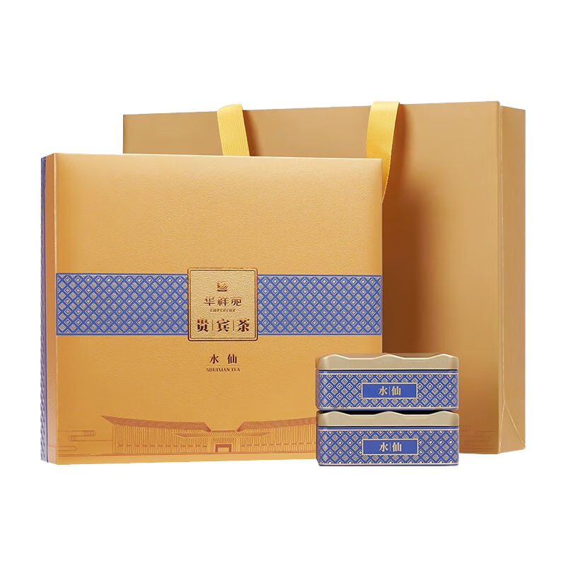 華祥苑 貴賓茶 水仙 武夷巖茶正巖茶葉 特級烏龍茶茶葉禮盒 貴賓水仙禮盒 100g*1盒