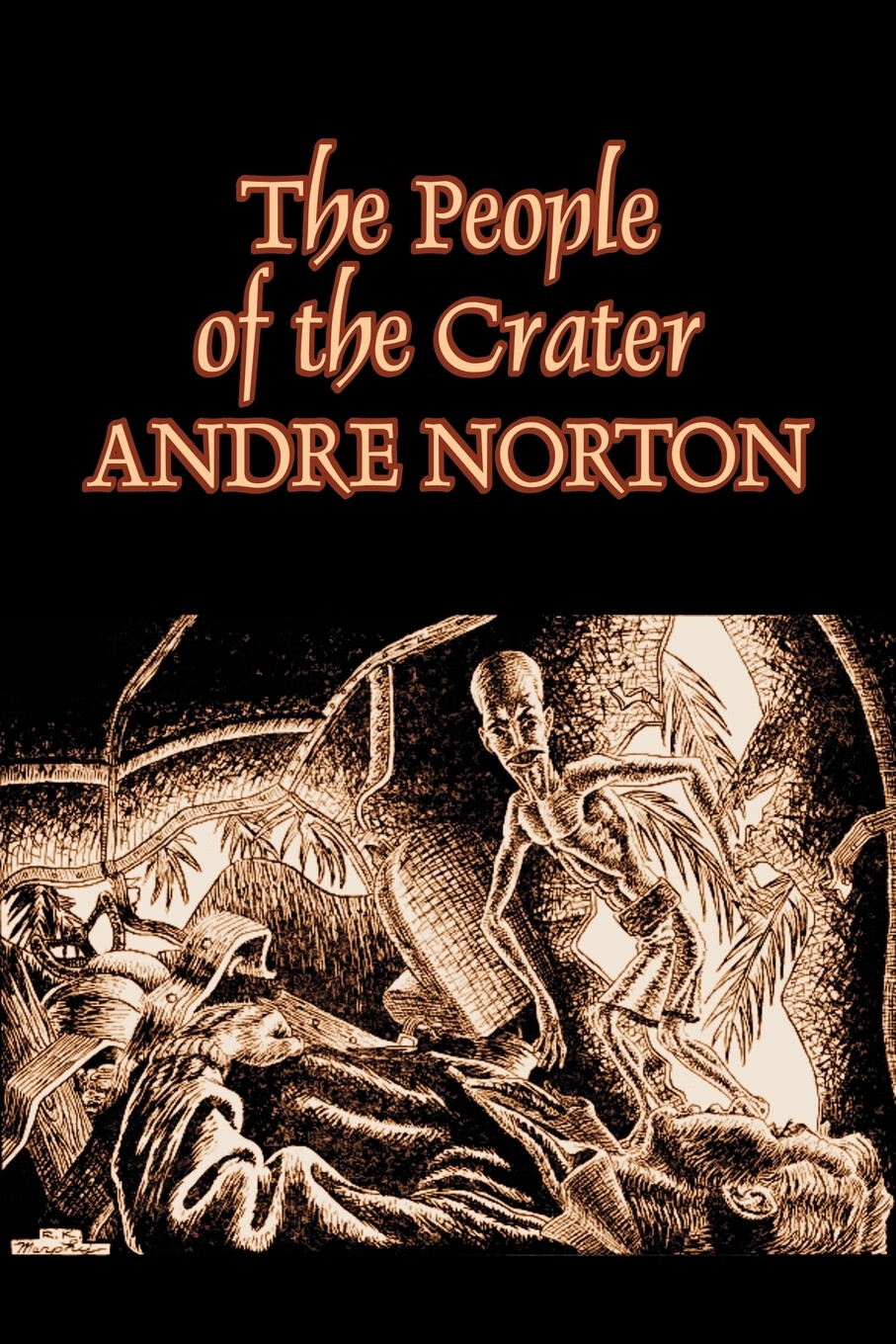 【预售 按需印刷】the people of the crater by andre norton