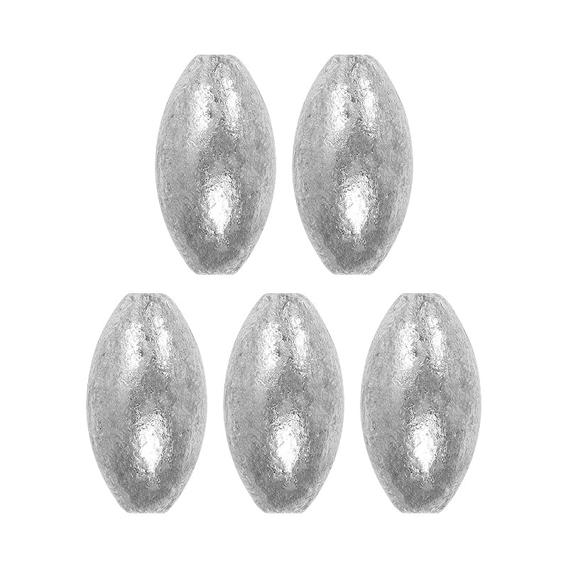 皓顿(haut ton) 橄榄形塑芯铅坠中通空心铅远投鱼坠海竿抛竿矶竿钓鱼