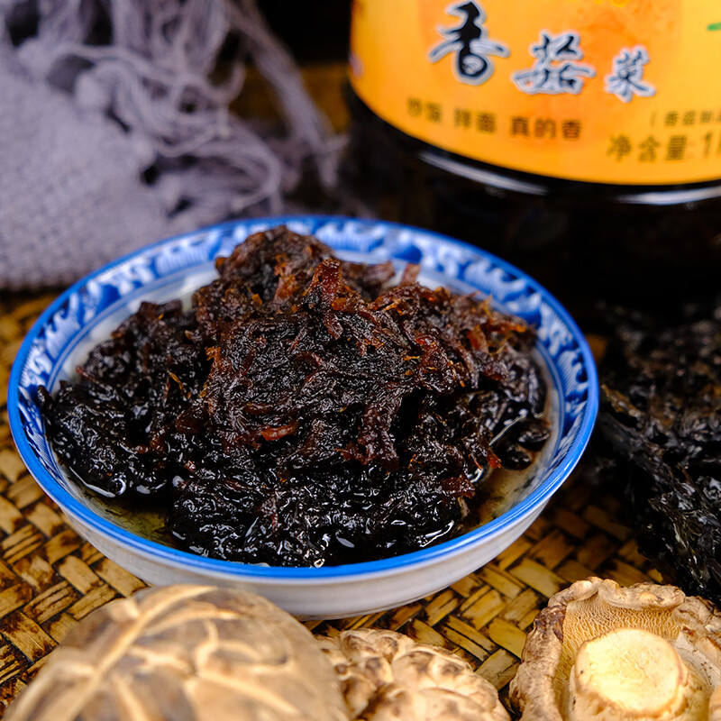 好菇婆香菇菜1000g潮汕特产下饭菜拌饭酱菜早餐小菜配菜 香菇菜【2瓶