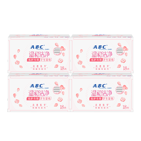 ABC˽��ʪ����������־�ʪ��PH����18Ƭ/��*4��(KMS��ϴ�䷽�� 17.01Ԫ