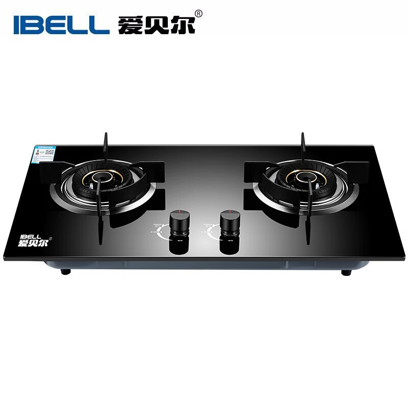 爱贝尔(IBELL)燃气灶嵌入式 煤气炉台嵌两用 双眼灶家用煤气灶炉具钢化玻璃 钢化玻璃款 液化气