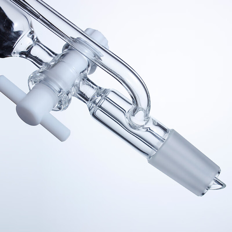 恒压滴液分液漏斗筒形聚四氟玻璃活塞25ml50ml250ml500ml1000ml 四氟