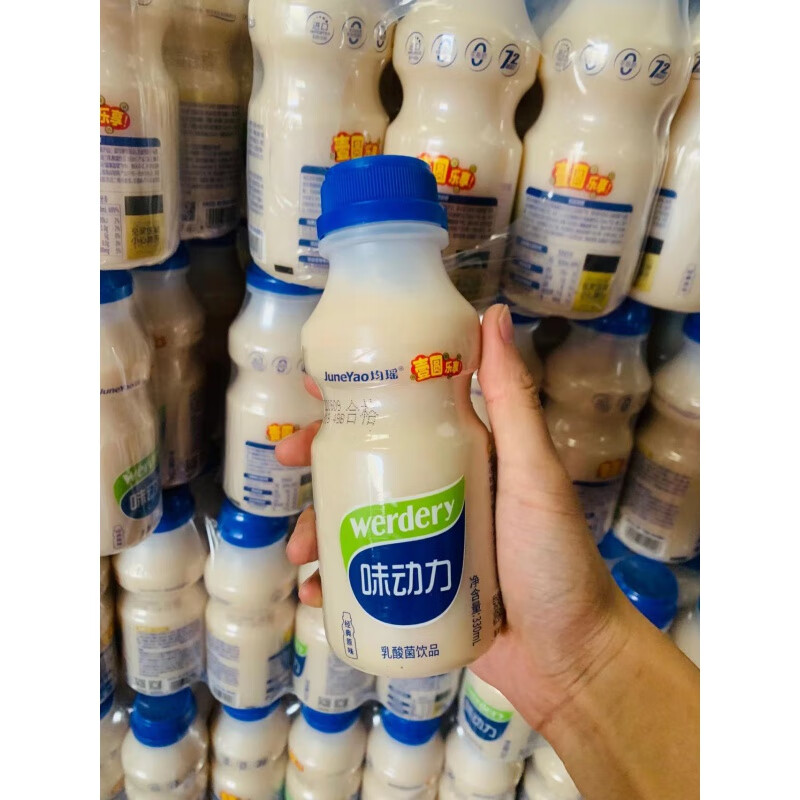 均瑶均瑶味动力胃动力乳酸菌饮品大瓶儿童早餐0脂整箱含乳饮料益生菌