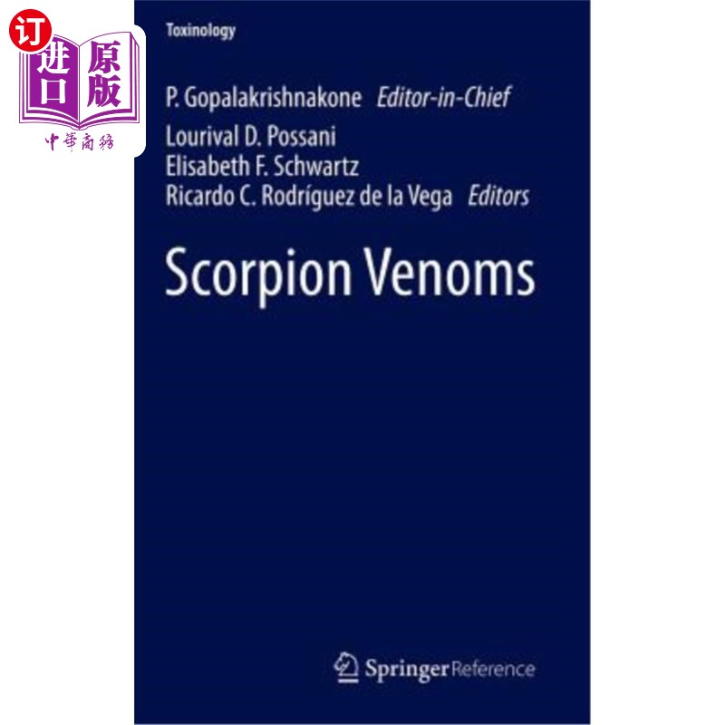 海外直订医药图书scorpion venoms 蝎子毒液