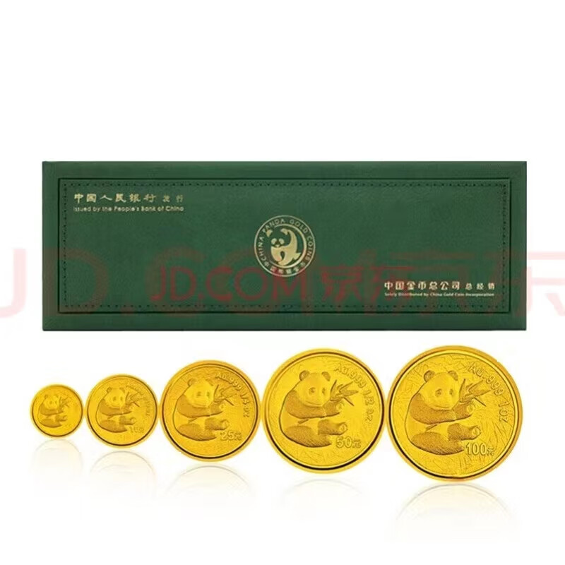 中国金币 熊猫金币 2000年熊猫金币套币