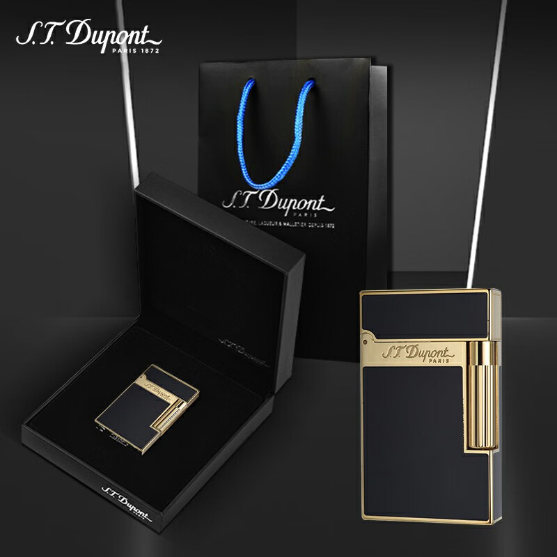 dupont paris都彭打火机ligne2经典中国漆朗声打火机镀金16296/16884